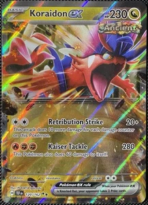 Koraidon ex 120/162 Sv05: Temporal Forces Holo - Pokémon Card - Picture 1 of 2