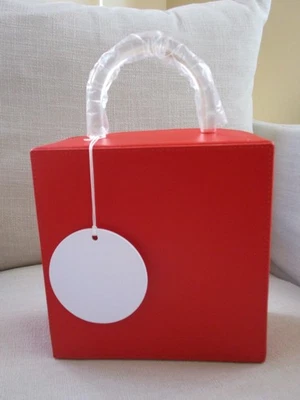 Bolsa de caja de bloques de construcción roja tomate Foto 1 de 4