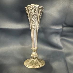 Vintage - International Silver Co - Silver  Plates Bud Vase - 6” -  Made Japan - Picture 1 of 17