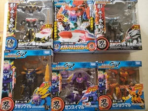 Transformers GO Lot of 6 Action Figures Optimus EX Prime Kenzan Gekisoumaru - Picture 1 of 10