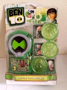 BEN 10 BATTLE ULTIMATRIX WATCH 3 SHOOTING DISCS BANDAI NEU VERSIEGELT - Bild 1 von 8