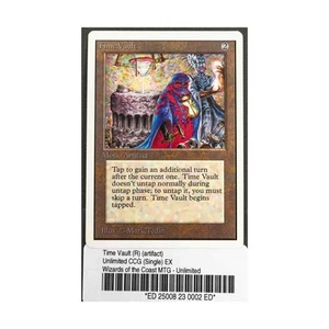 WOTC MtG Unlimited Time Vault (R) EX - Picture 1 of 2