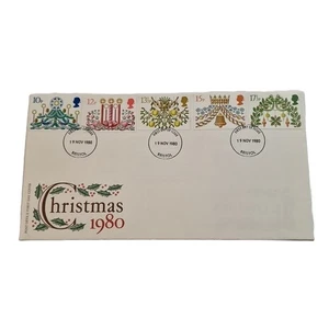 Christmas 1980 Post Office First Day Cover 19th November 1980 First Day of Issue - Picture 1 of 14