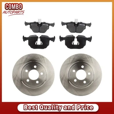 Rotores de freno traseros pastillas de freno de cerámica para BMW M3 2001 2002 2003 2004 2005 2006 Foto 1 de 4