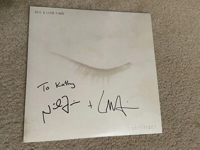 SIGNED!! Neil & Liam Finn CROWDED HOUSE Guy Lightsleeper 2xLP vinyl AUTOGRAPH - Image 1 of 4