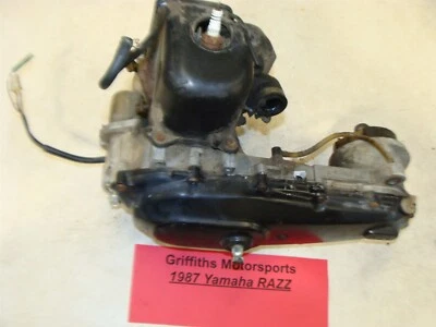 1987 年雅马哈 RAZZ 50cc SH50 滑板车 OEM 发动机电机离合器 起动曲轴箱 — 第 1/4 张图片