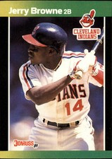 1989 Cleveland Indians Donruss Baseball's Best Baseball Card #280 Jerry Browne