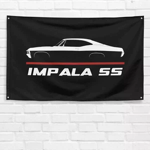 Bandera de regalo de cumpleaños para Chevrolet Impala SS 1967 Enthusiast 3x5 ft - Imagen 1 de 1