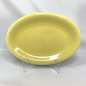 Russel Wright Sterling Stroh gelb 11 3/4" ovale Platte - Bild 1 von 8