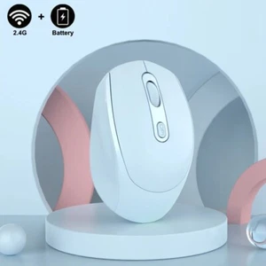 2.4GHz Wireless Optical Mouse ✅ Mice USB Receiver ✅ Fit PC Laptop Computer - Picture 1 of 11