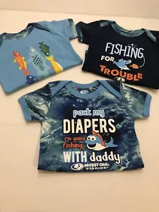 Pack de 3 bodyes azules para niños talla 18 M - Imagen 1 de 11