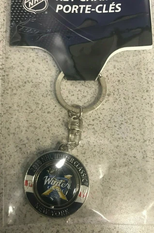 2018 NHL Winter Classic New York Rangers NHL Licensed Hockey Spinner Keychain Cover