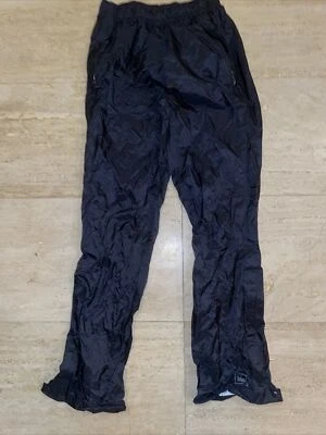 Calça de caminhada REI masculina S 32L macia ao ar livre preta bolsos com zíper armazenáveis - Imagem 1 de 4