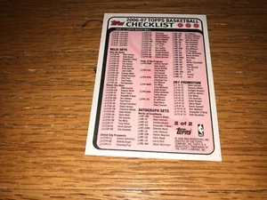 2006-07 Topps Checklists Checklist #2 - Picture 1 of 2