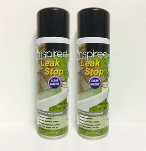 LEAK SEAL MASTIC SEALANT - Clear Spray n Seal, Sealant Leak Fix - (2x500ml) - Picture 1 of 1