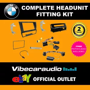 Kit de montaje de fascia estéreo para automóvil Double Din para BMW Serie 3 E90/E91/E92/E93 - Imagen 1 de 1