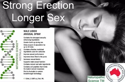 MALE LIBIDO SPRAY LONGER ERECTION DELAY EJACULATION BY UP TO 30 MINS Safe xx - Image 1 of 4