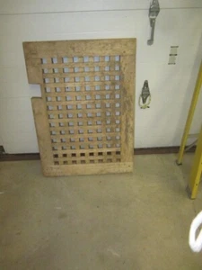 WW II Liberty Ship Oak Grate 26 1/2 x 37 - Picture 1 of 3
