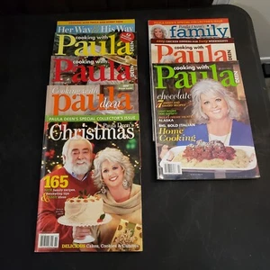 COOKING WITH PAULA DEEN Magazine Lot x8 2010-2013 Fall, Christmas, Holiday - Picture 1 of 9