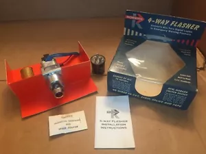 1960s ROBERK #800 VINTAGE 4-WAY EMERGENCY HAZARD FLASHER TESTED WORKS GREAT MIB - Foto 1 di 7