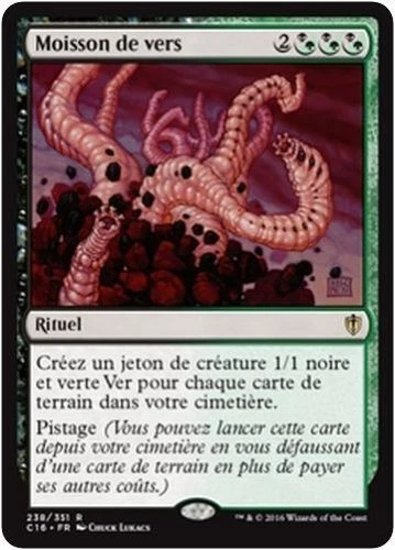 Mtg Magic: Playset (4x) Harvest of Worms Commander 2016 Vf - Image 1 of 1