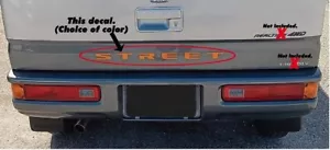 Rear Hatch Decal fits Honda Acty Street V Van (Choice of Color) - Foto 1 di 8