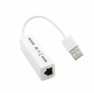 USB Ethernet LAN Adapter Cable Internet Network For Nintendo Switch/ Wii / Wii U - Picture 1 of 6