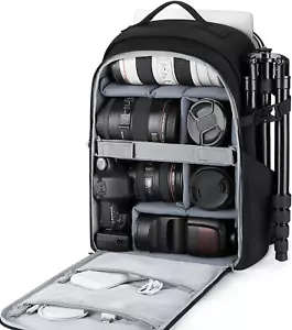 Mochila Para Cámara Fotográfica Buen Espacio Bolsa Para Accesorios Fotografía US - Imagen 1 de 7
