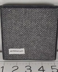 Juego 4 GENTLEMAN JACK Daniel GRAY HERRINGBONE COASTER Set De Colección - Imagen 1 de 6