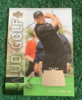 SERGIO GARCIA - 2004 UPPER DECK NATIONAL TRADING CARD DAY PROMO CARD UD-13 - PGA - Image 1 of 3