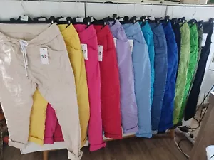 MADE IN ITALY schöne Basic Jogpants Gr. 38 40 42 NEU - Bild 1 von 30