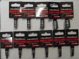 GearWrench 80219 11 Piece 1/4" Drive SAE Socket Set 12 Point - Picture 1 of 1
