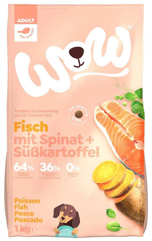 WOW Fisch Minis Adult 6x 1 kg Trockenfutter Hundefutter - Bild 1 von 1