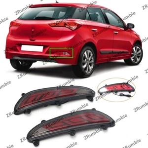 1Pair LED Rear Bumper Warning Light BrakeLamp Running Light For Hyundai I20 2015 - Picture 1 of 6