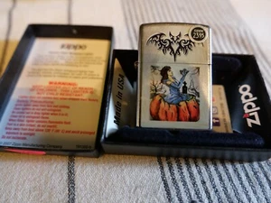ZIPPO GOTH PUMPKIN LIGHTER 2013 - Picture 1 of 9