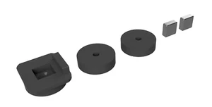Magnetic Pile Driven Style Base kit for SERIES 2 - Two Track Cantilever OHLE - O - Picture 1 of 1