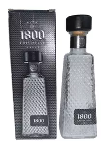 Botella de Tequila Cristalino Anejo 1800 750 ml Auténtica Con Corcho y Caja R3 - Imagen 1 de 5