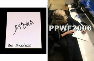TABLERO SHIKISHI FIRMADO WWE ALEXA BLISS AUTOGRAFIADO CON PRUEBA Y CERTIFICADO DE AUTENTICIDAD RARO 1 - Imagen 1 de 4