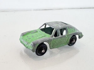 Tootsie Toy GREEN Porsche Diecast Metal Vintage Collectors Chicago USA (EL20) - Picture 1 of 9