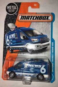 Matchbox '14 Ford Transit New Van #9  - NEWS 6 - NEW - Picture 1 of 2