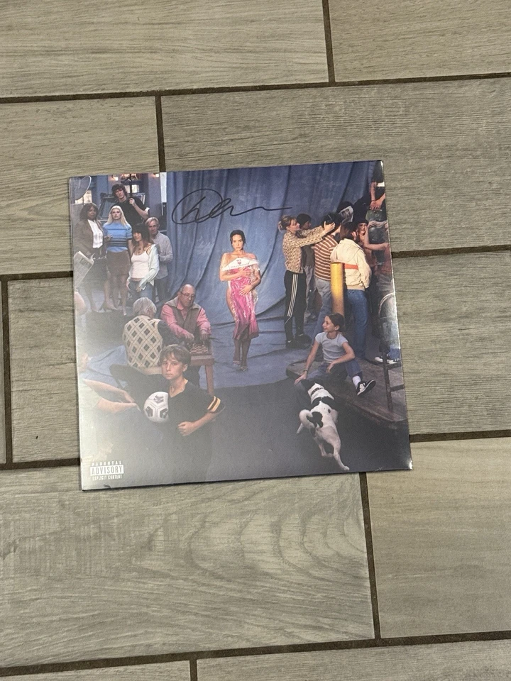 Demi Lovato It's Not That Deep Vinyl Signed On Cover Indie Exclusive Ivory LP - Image 1 of 1