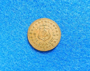 1863 Civil War Token: Joseph CHARNLEY Saloon Store Card Providence RI - Picture 1 of 2