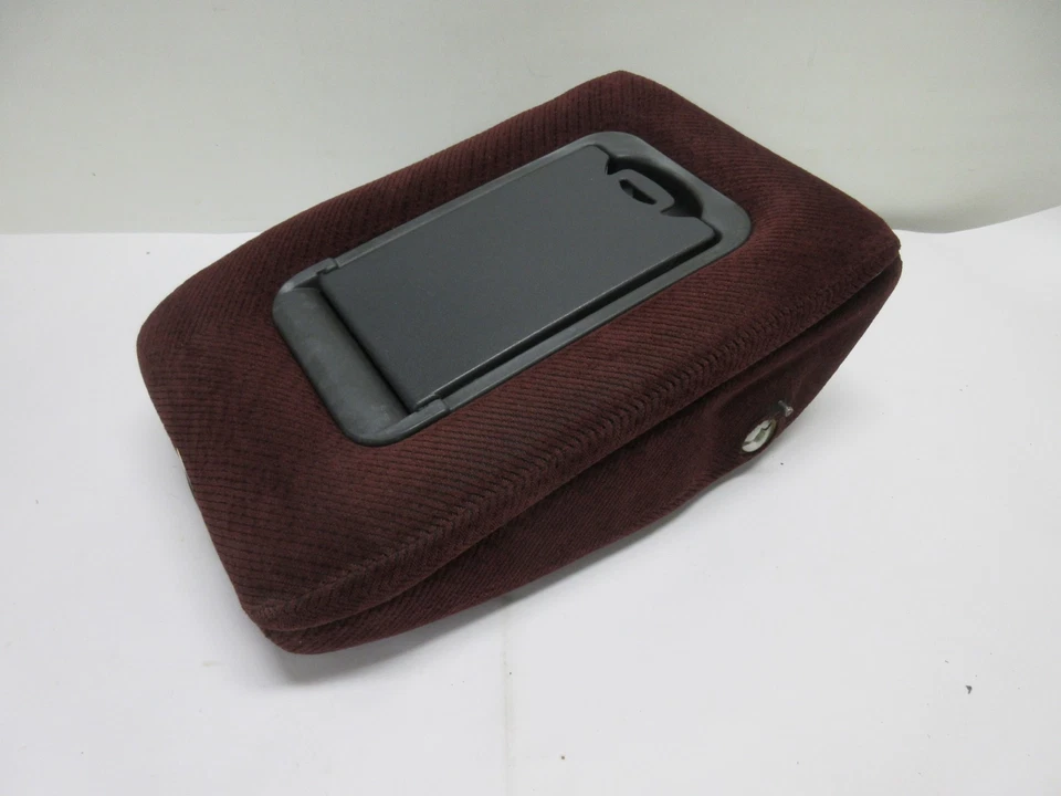 95-98 CHEVY SILVERADO GMC SIERRA CK 1500 CENTER CONSOLE JUMP SEAT ARMREST RED - Image 1 of 4