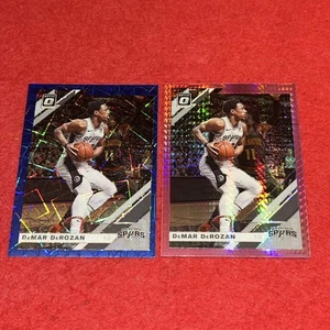 2019-20 Panini Donruss Optic DeMar DeRozan #127 Blue Velocity & Pink Hyper Prizm - Foto 1 di 13