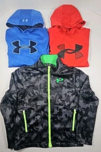 Under Armour Youth Large Boys Hoodies & Zip Up Track Jacket Athletic Lot of 3 - Picture 1 of 20