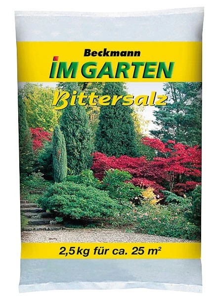 Beckmann IM GARTEN: Bittersalz 2,5 kg (ausreichend für ca. 25 m²) - Bild 1 von 1