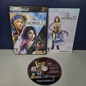 Final Fantasy X-2 (Sony PlayStation 2, PS2) Black Label ~ Komplett CIB mit Handbuch - Bild 1 von 9
