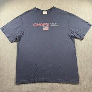 Camisa Chaps Ralph Lauren Para Hombres XL Bandera Americana Camiseta Deletreada Estilo Vintage - Imagen 1 de 7