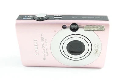 Canon Powershot SD1100 IS Digital Compact Camera Working w/ Canon 3x Zoom - Image 1 of 4