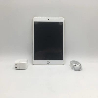 Apple iPad mini 4 A1550 16 GB Wi-Fi + Cellular - Unlocked - Gold (MK882LL/A) - Image 1 of 3